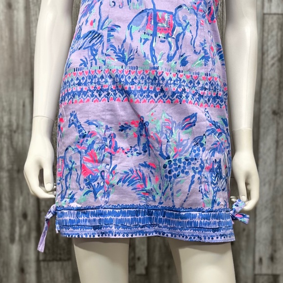 Lilly Pulitzer Mila Shift Dress in Verbena Fruity Monkey [5097] - Picture 5 of 11